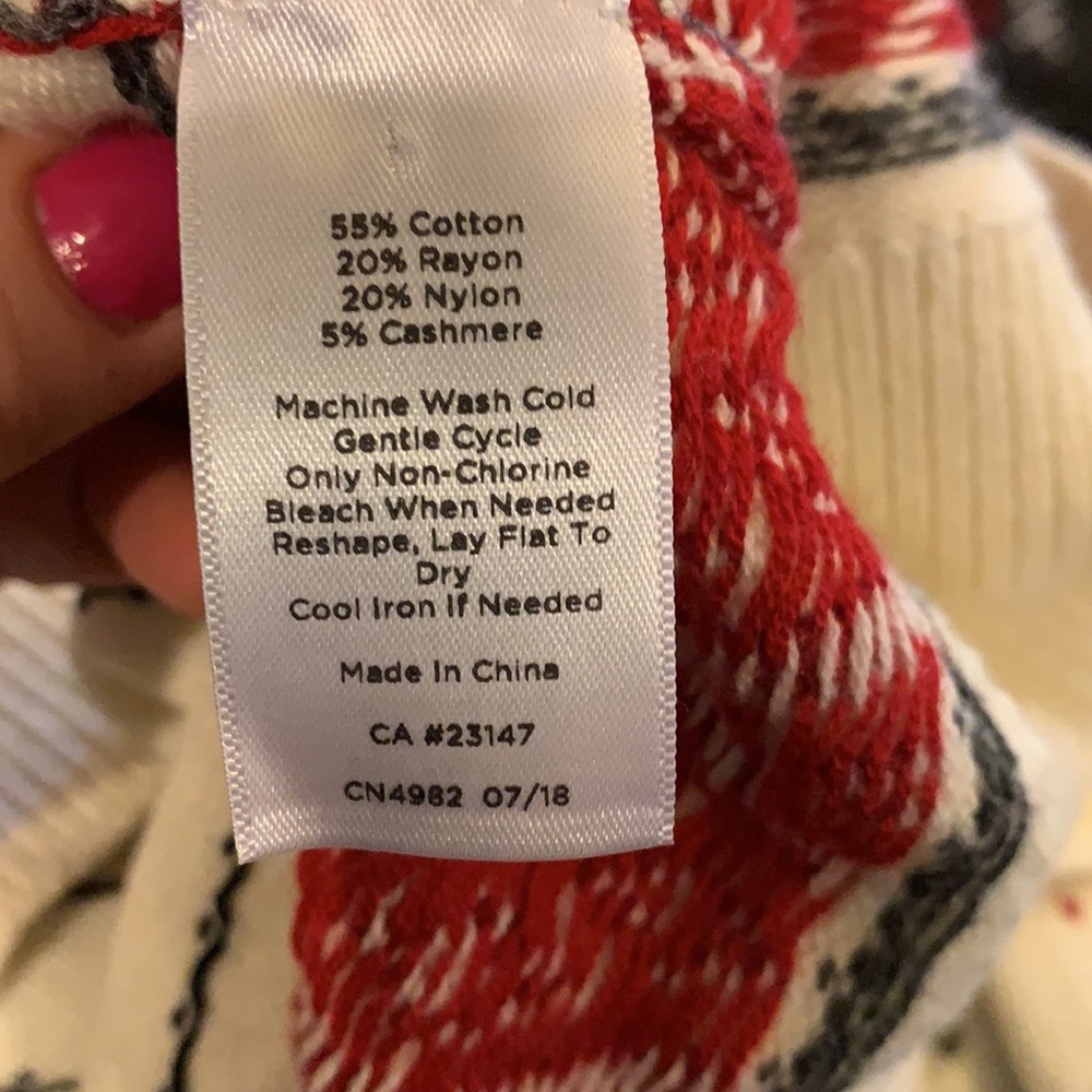 Talbots Winter Pattern Sweater - image 6